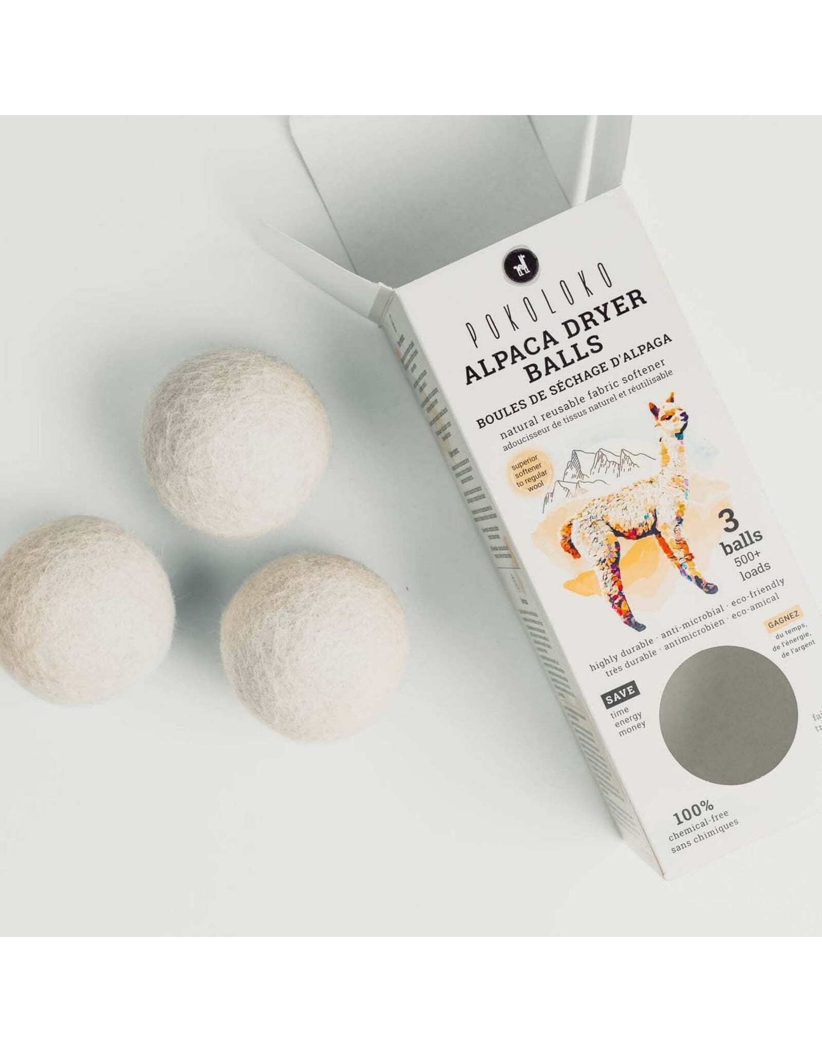 Pokoloko Alpaca Dryer Balls - Pack/3