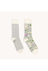 Pokoloko Botanical & Solid Pima Socks - Set/2 - Garden