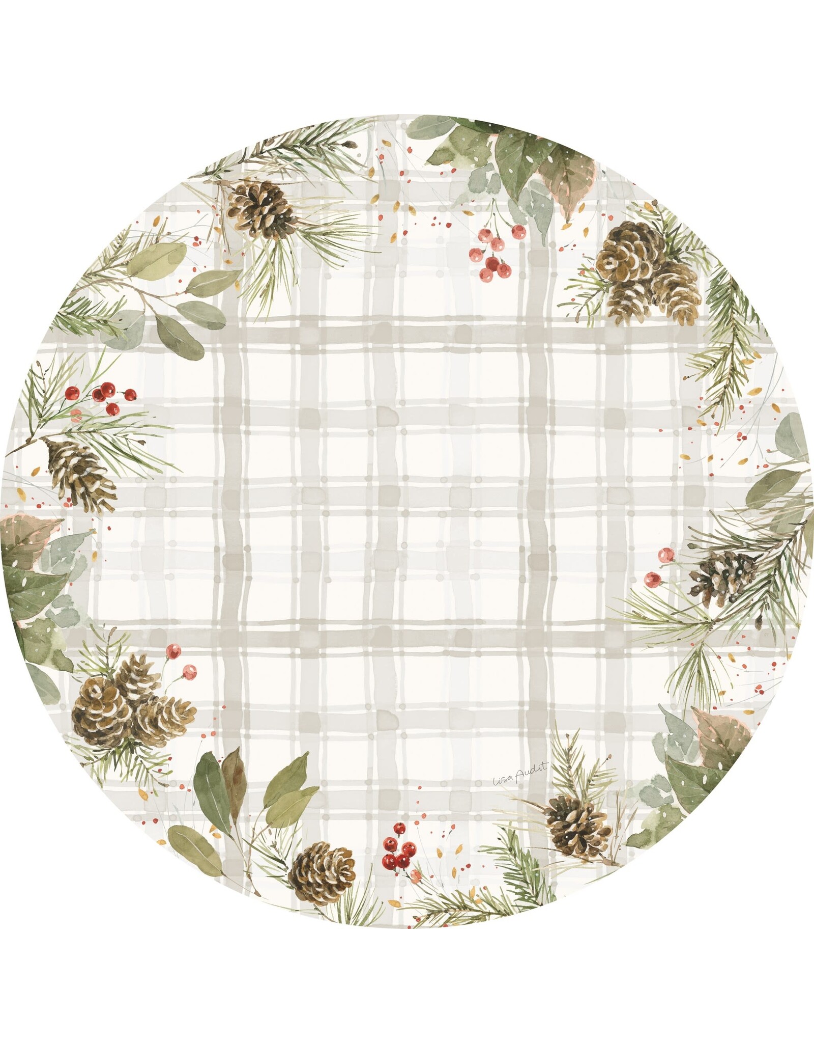 Paper Placemat - 24 Sheets- Christmas Greenery