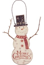 Merry Snowman Ornament