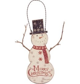 Merry Snowman Ornament