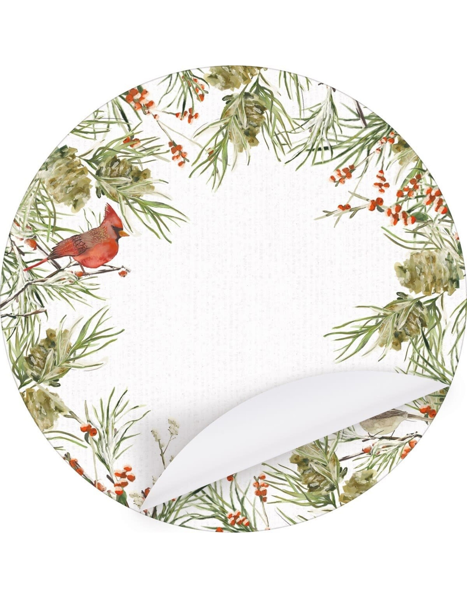 Paper Placemat - 24 Sheets- Winter Birds