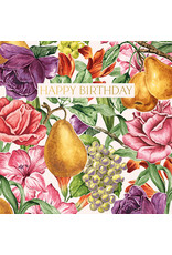 Birthday - Pears And Flowers