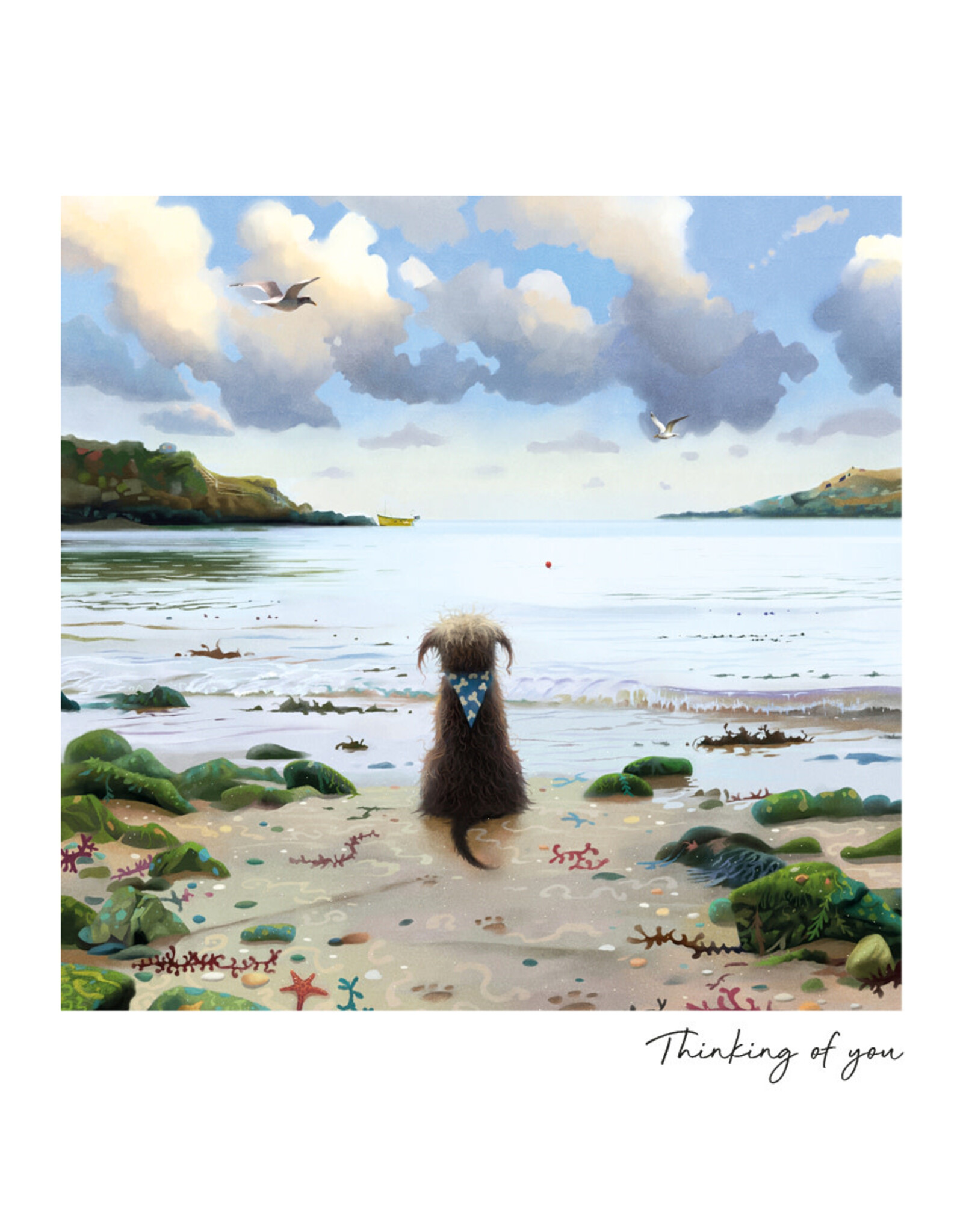 Thinking of You - Dog At The Beach