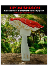 Genius Premium Craft Mushroom Ornament - Sewing Kit