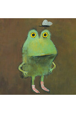 Just Because - Frog In Striped Socks