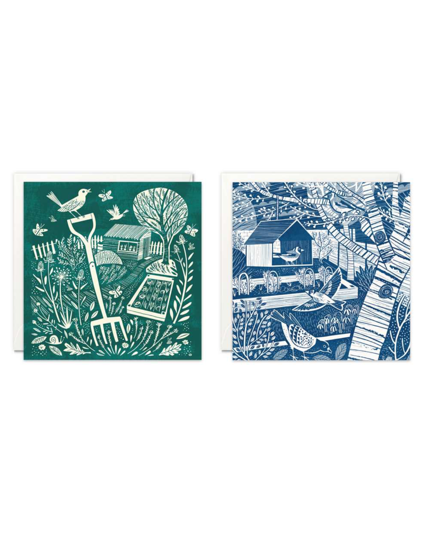 Wallet Note Cards - Set/8 - Garden