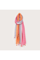 Lightweight Scarf - Pink/Orange Floral