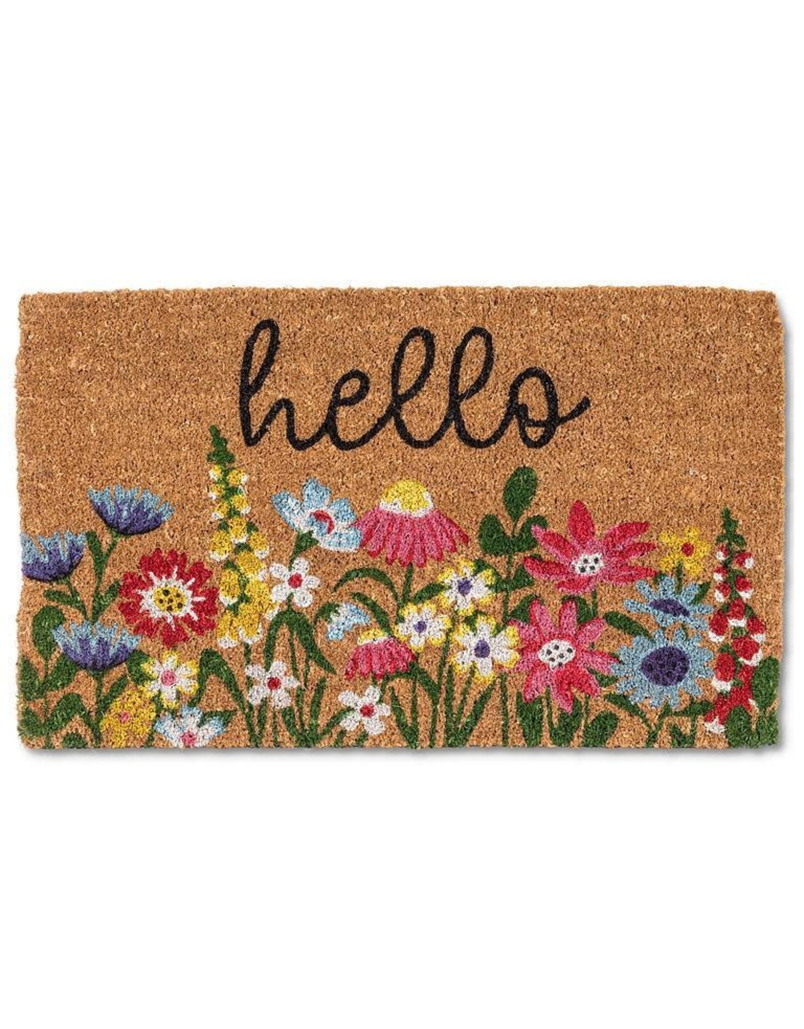 Bright Floral Hello Doormat