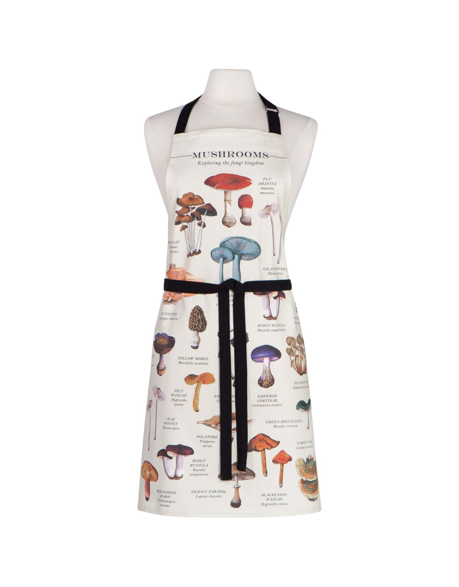 Mushrooms Fine Print Apron