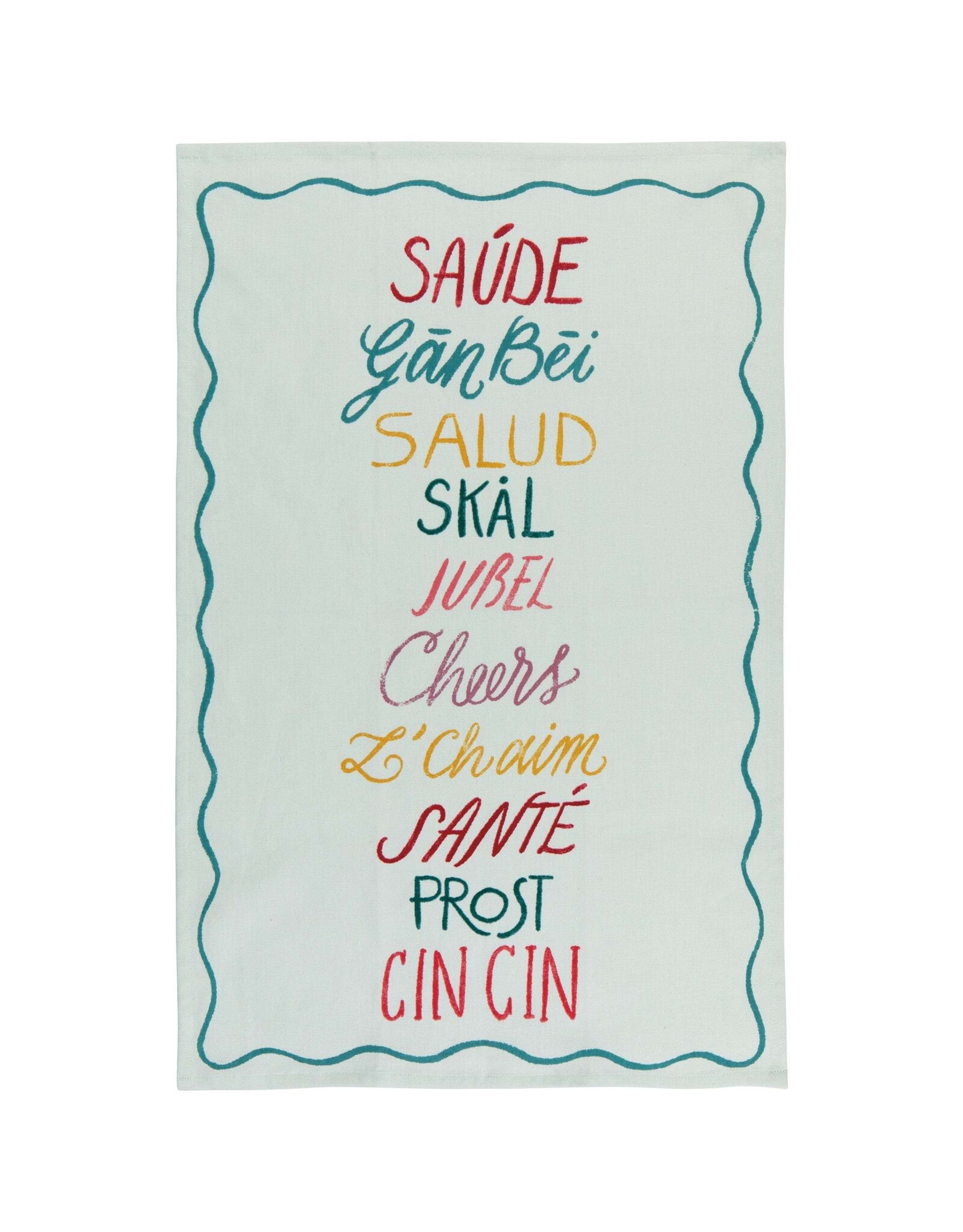 Cheers All Around Dishtowel