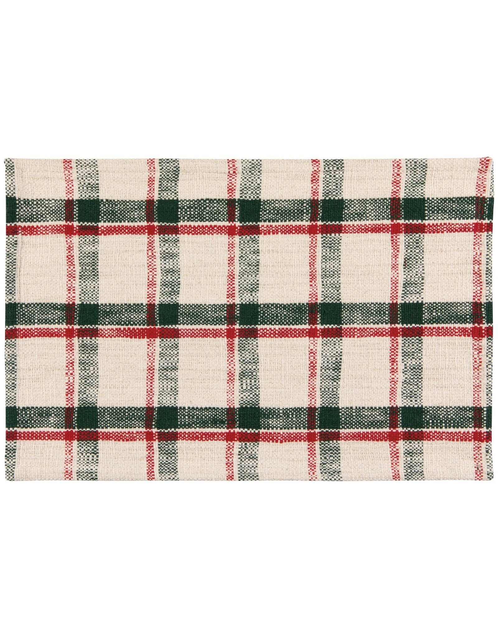 Noel Plaid Christmas Placemat - Set/4