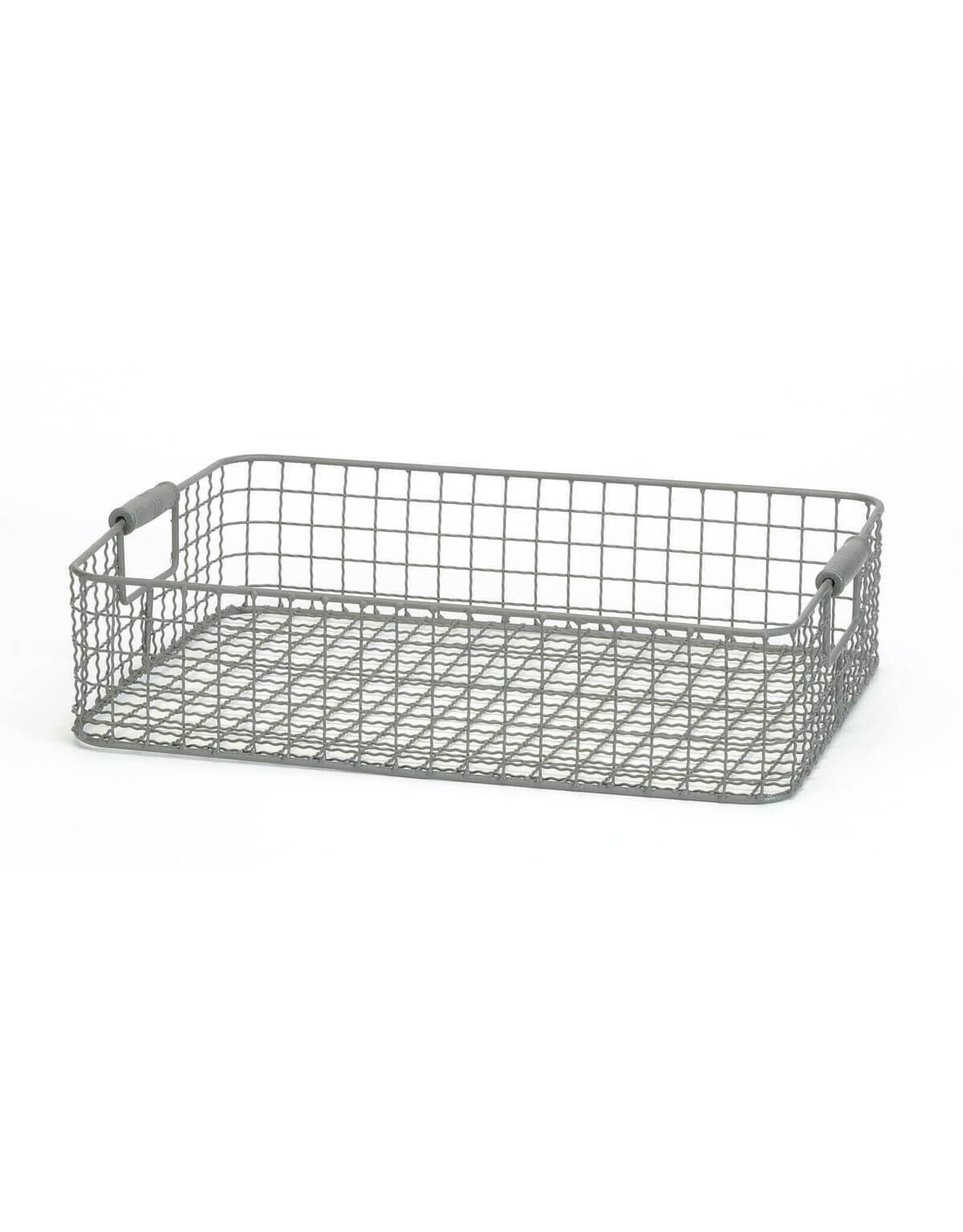 Low Rectangular Wire Basket