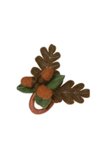 Oak and Acorn Felt Napkin Ring - Set of 4