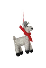 Arctic Deer Felt Christmas Tree Ornaments -