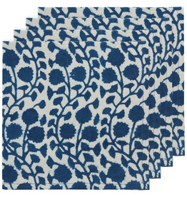 Vinebloom Block Print Napkins - Set of 4