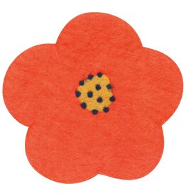 Poppy Felt Wool Trivet