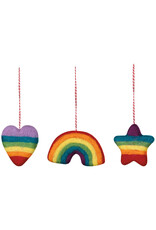 Love is Love Felt Christmas Tree Ornaments