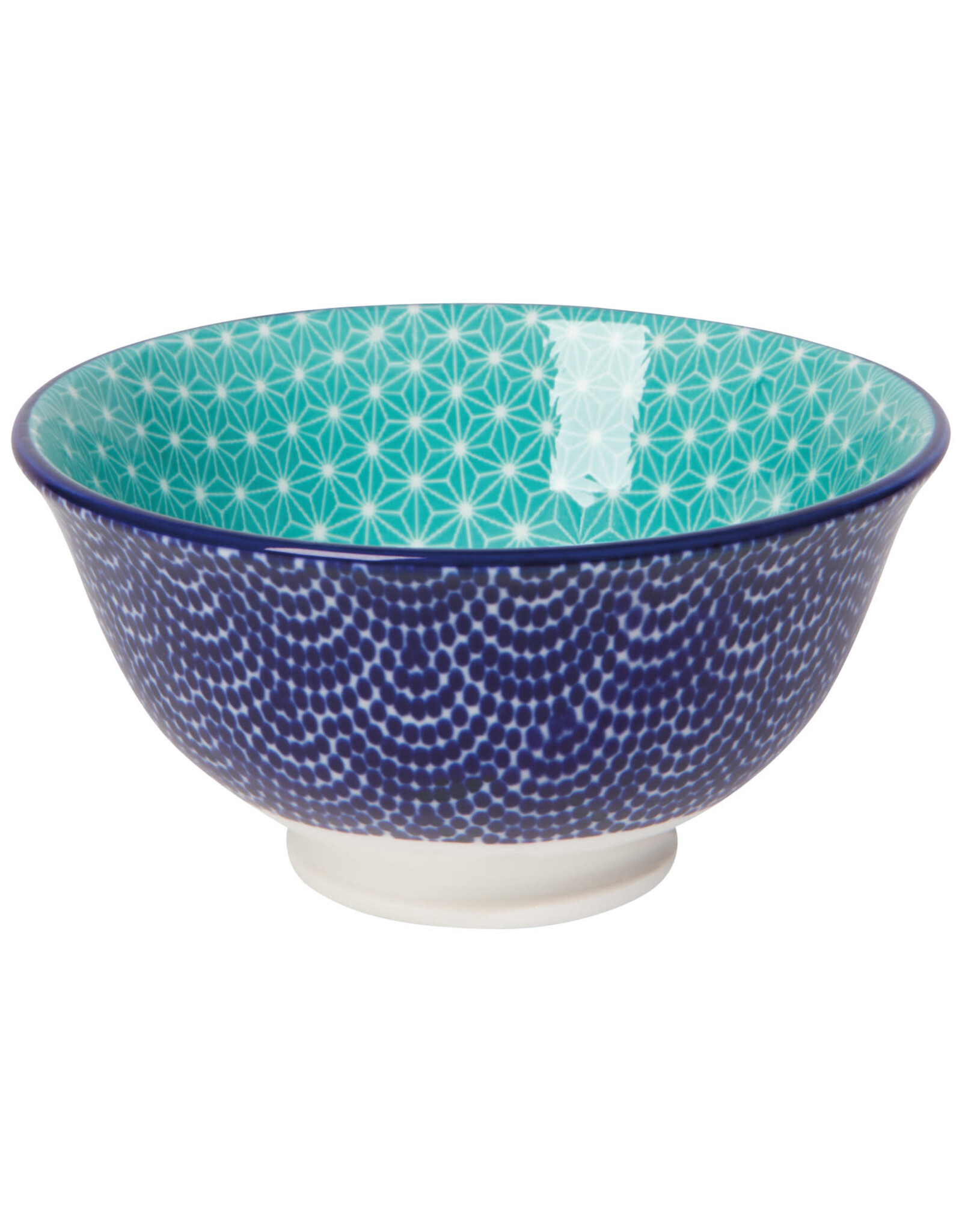 Blue Waves Stamped Bowl 3.5"