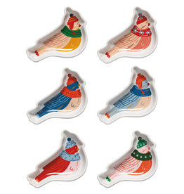 Season's Tweetings Christmas Pinch Bowls Set of 6