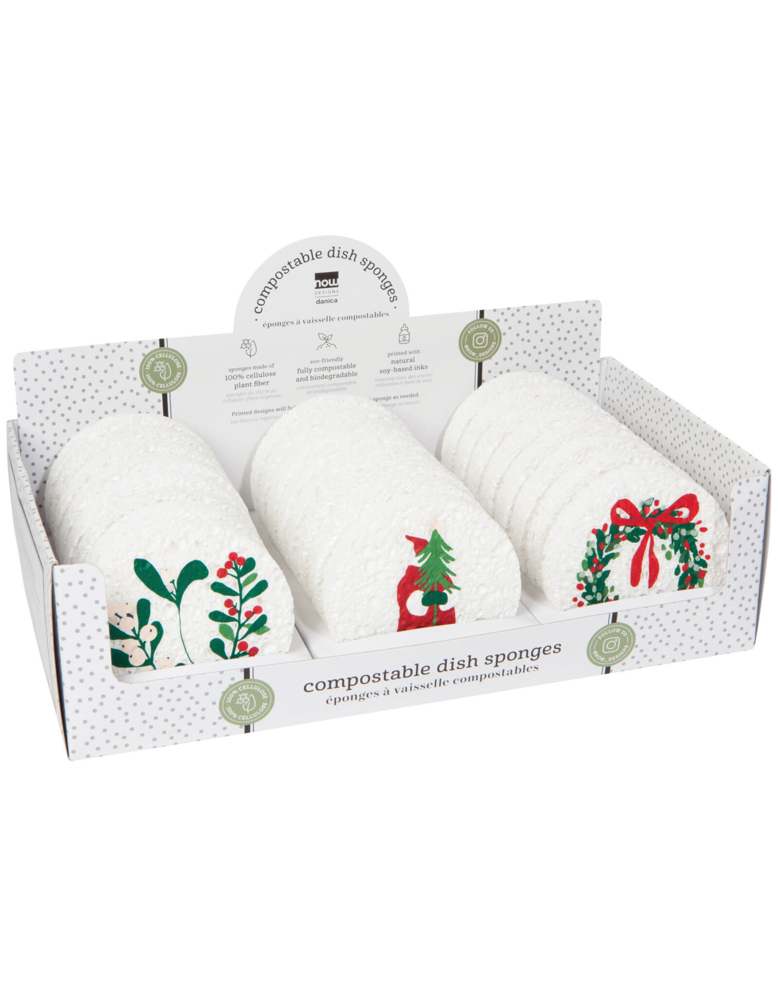 Tis the Season Compostable Sponge -