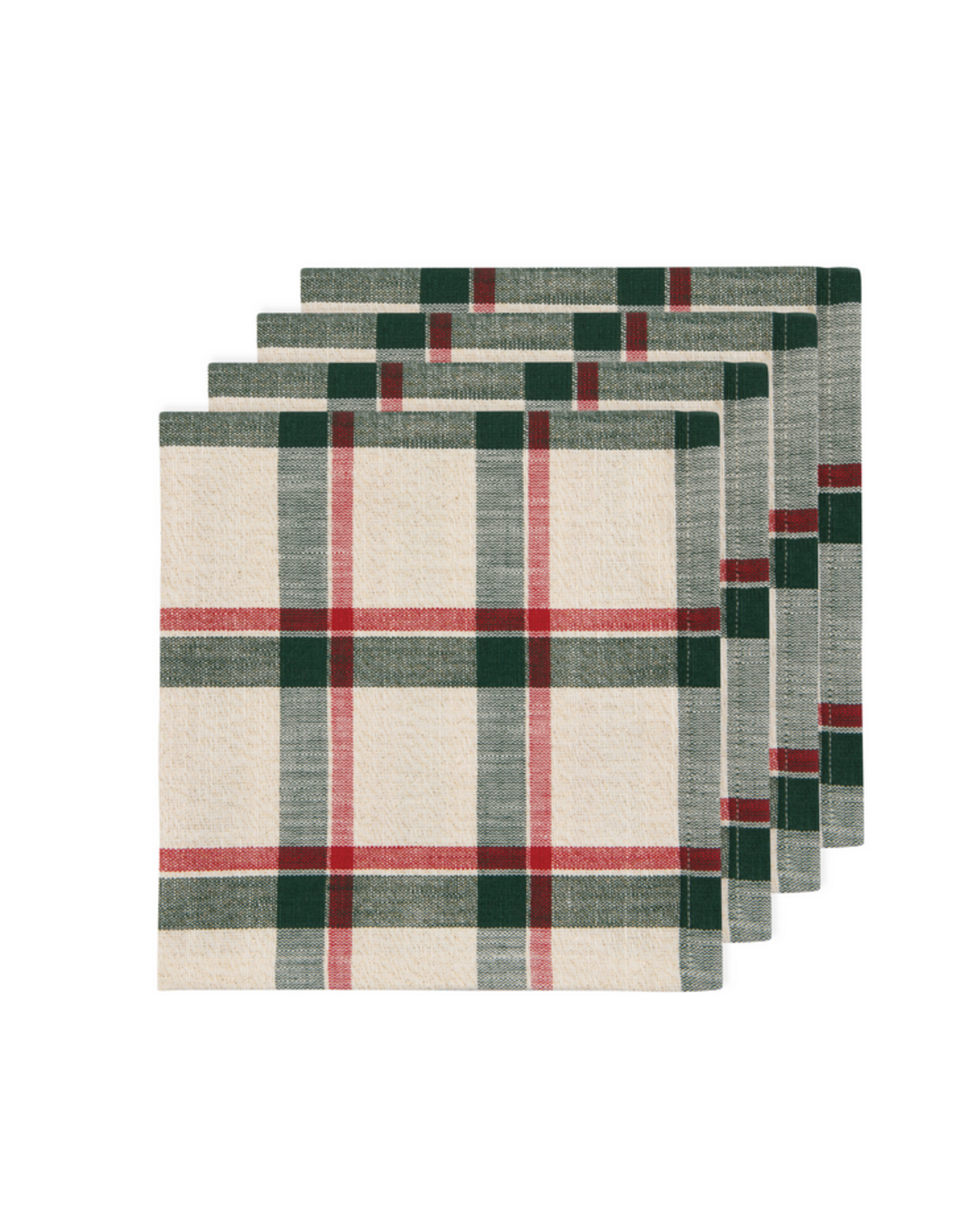 Noel Plaid Napkins - Set of 4