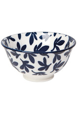 Blue Floral Stamped Bowl 3.5 Inch