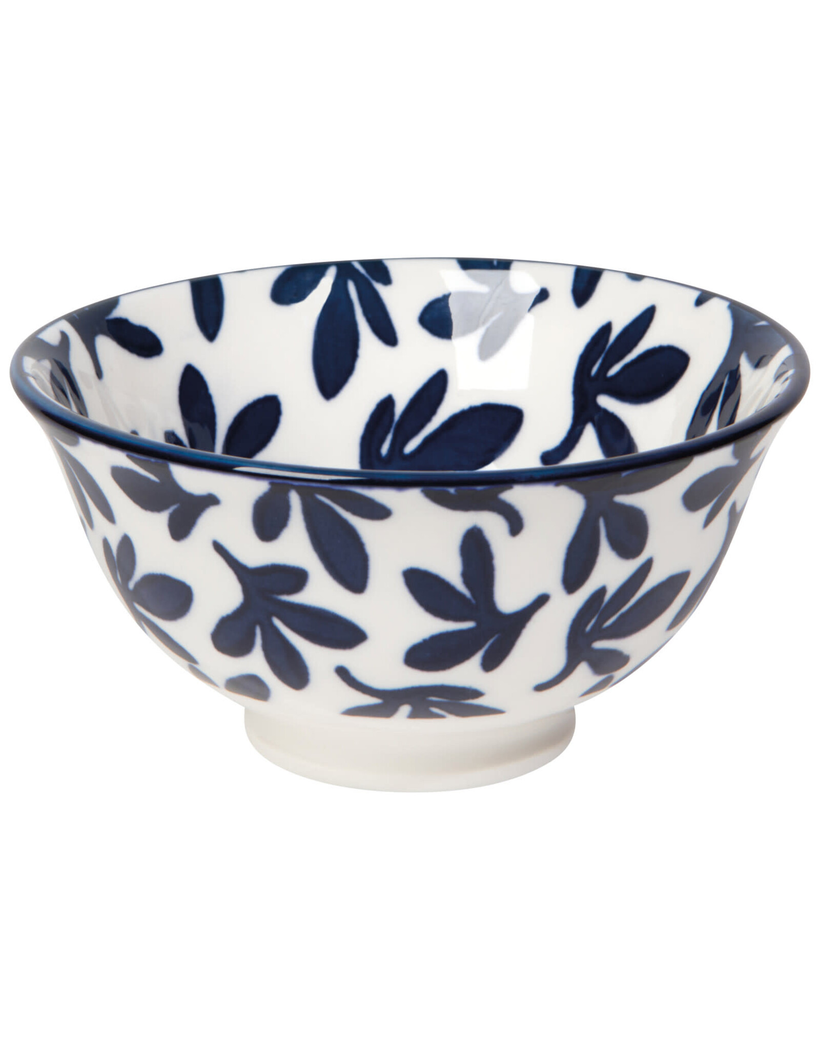 Blue Floral Stamped Bowl 3.5 Inch