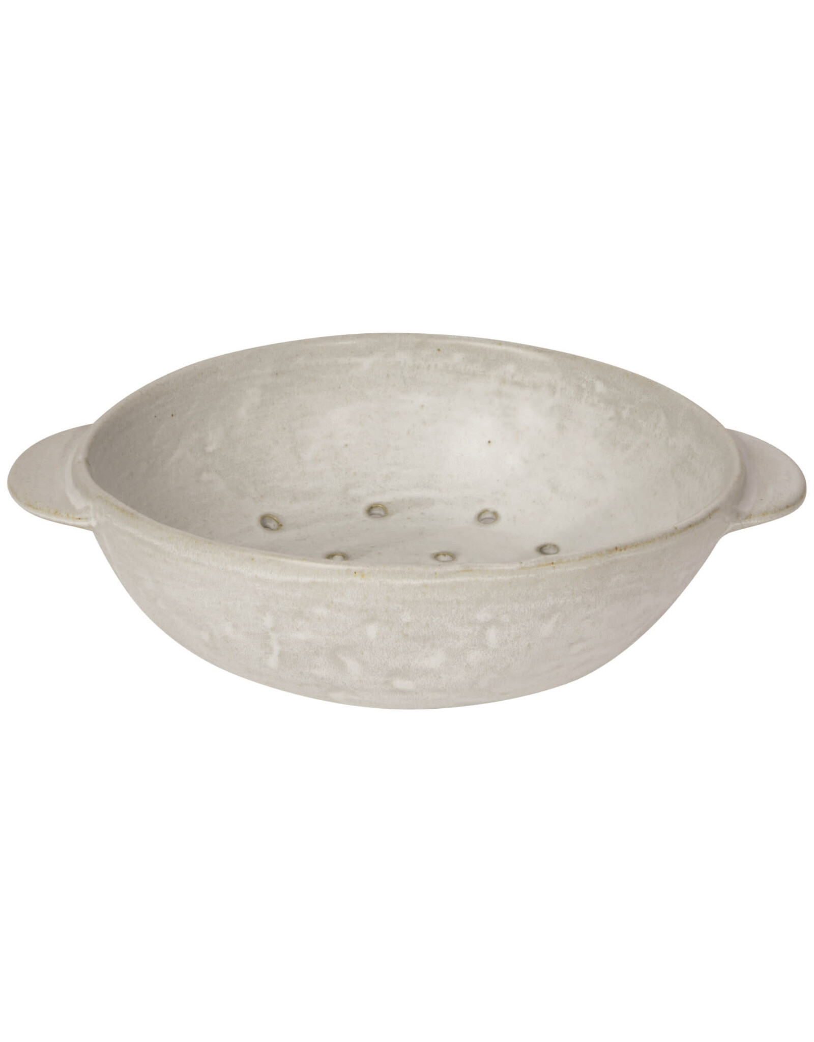 Ivory Stoneware Fruit Bowl 9 inch
