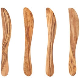 Olive Wood Spreaders Set of 4