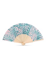 Palm Print Hand Fan