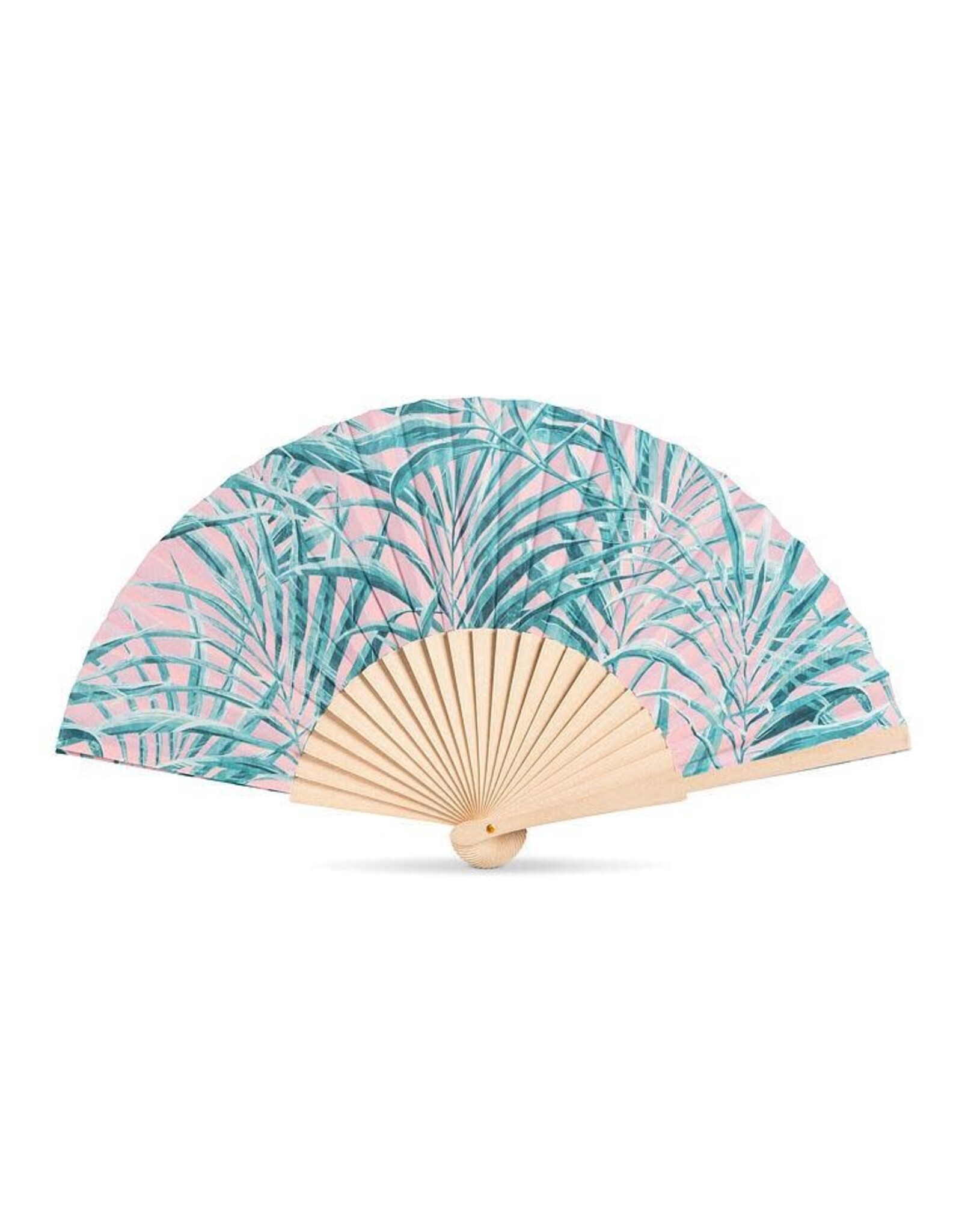 Palm Print Hand Fan