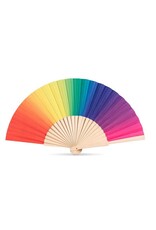 Ombre Rainbow Hand Fan