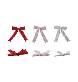Velvet Clip-on Bow