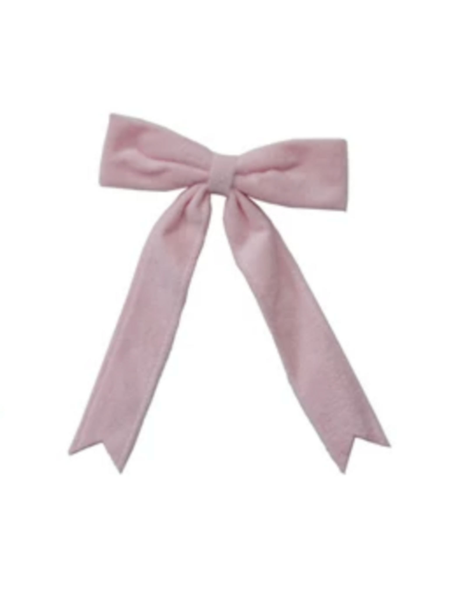 Velvet Clip-on Bow