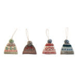Handmade Wool Felt Hat Ornament -