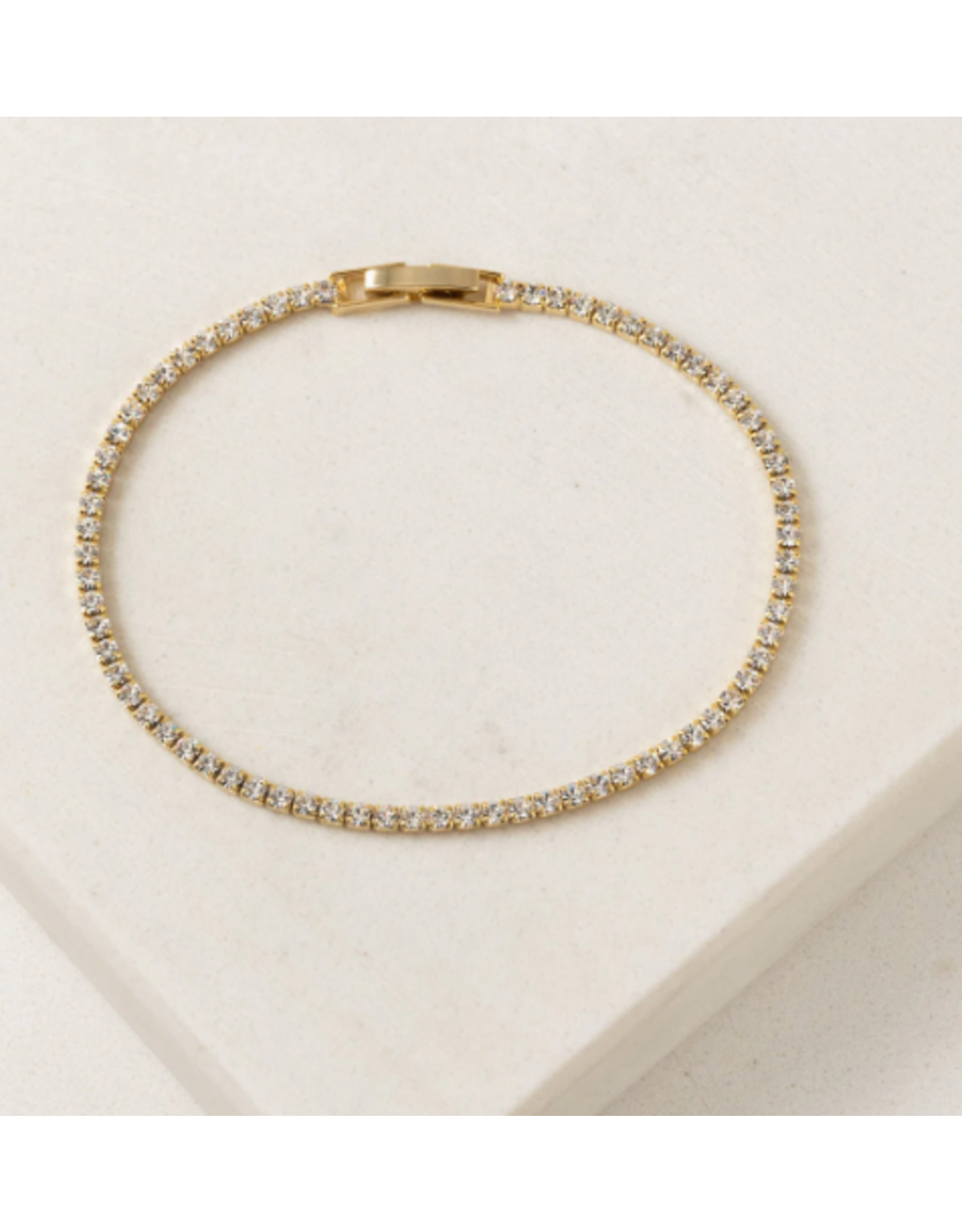 6.5 Tennis Bracelet - Clear