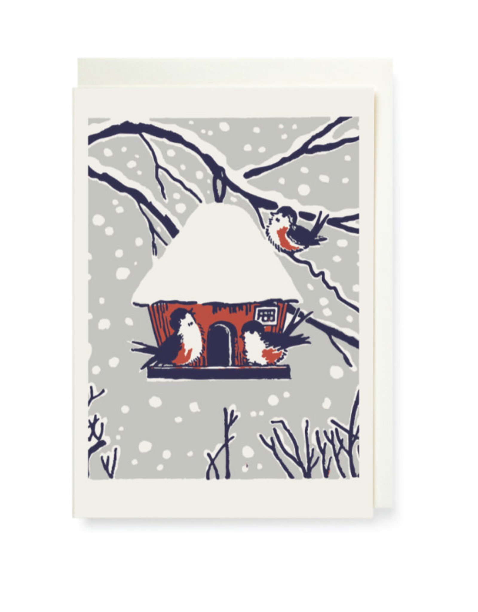 Christmas - Winter Birds Mini Card