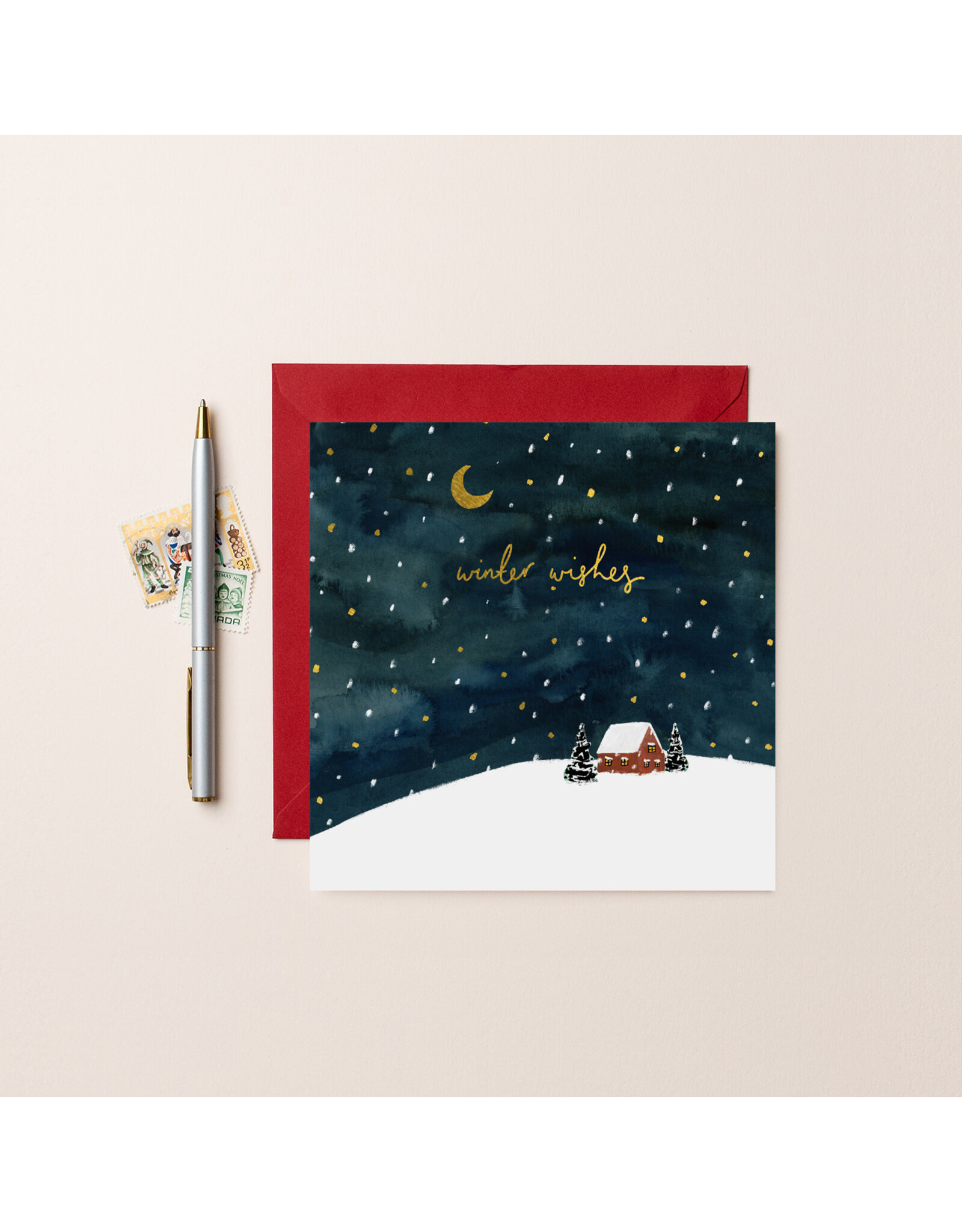 Christmas - Winter Wishes Night Scene