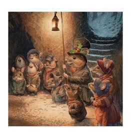 Boxed Cards - Carol Singing Mice - Box of 8