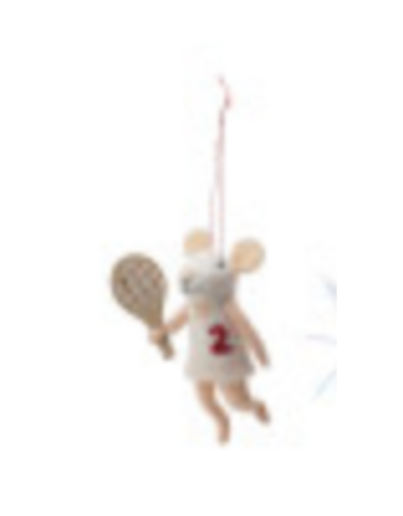 Wool Felt Sporty Mouse Ornament