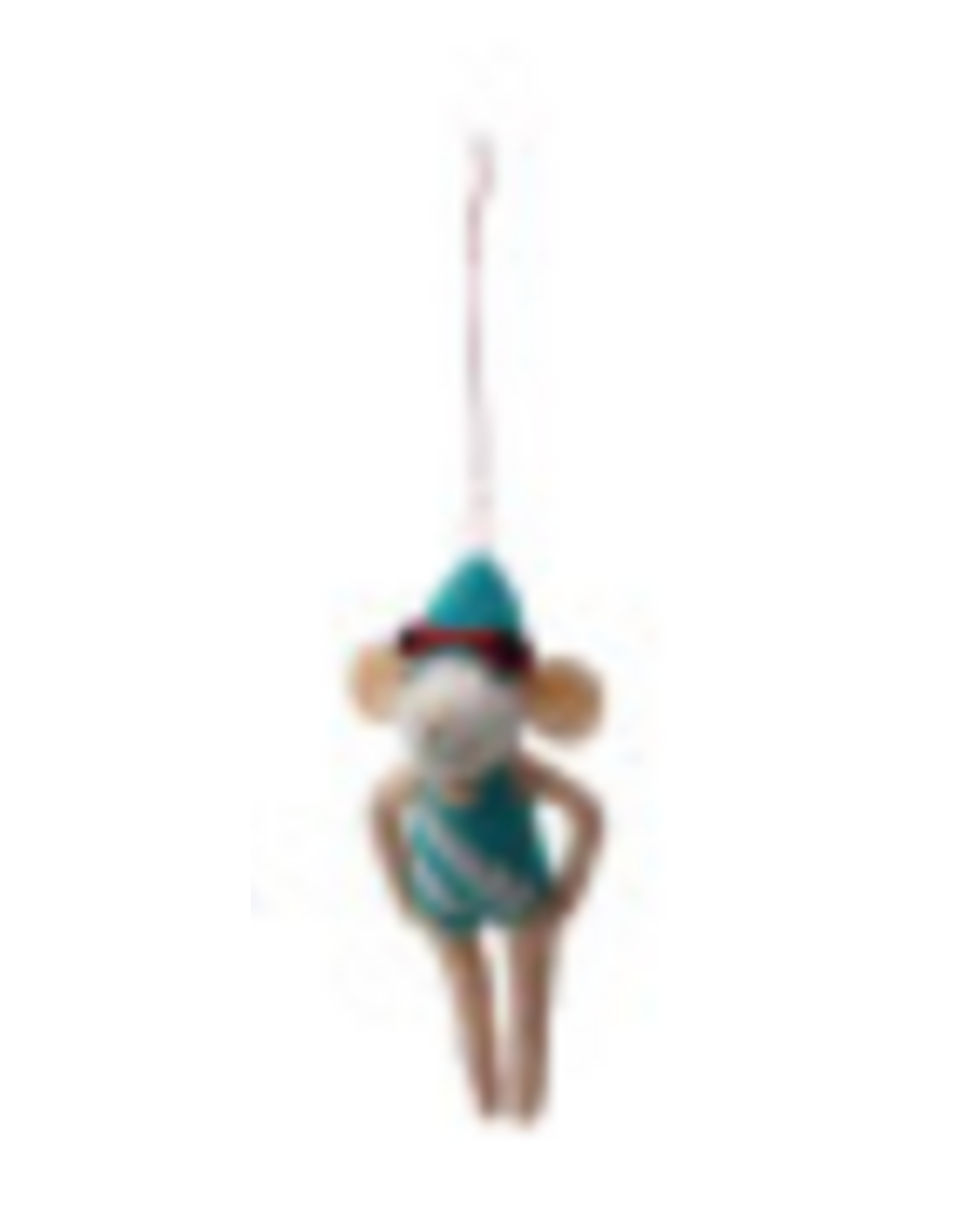 Wool Felt Sporty Mouse Ornament