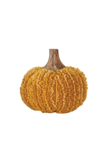 Bouclé/Velvet Pumpkin - 3"H -