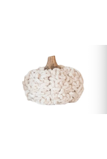 Bouclé/Velvet Pumpkin - 3"H -