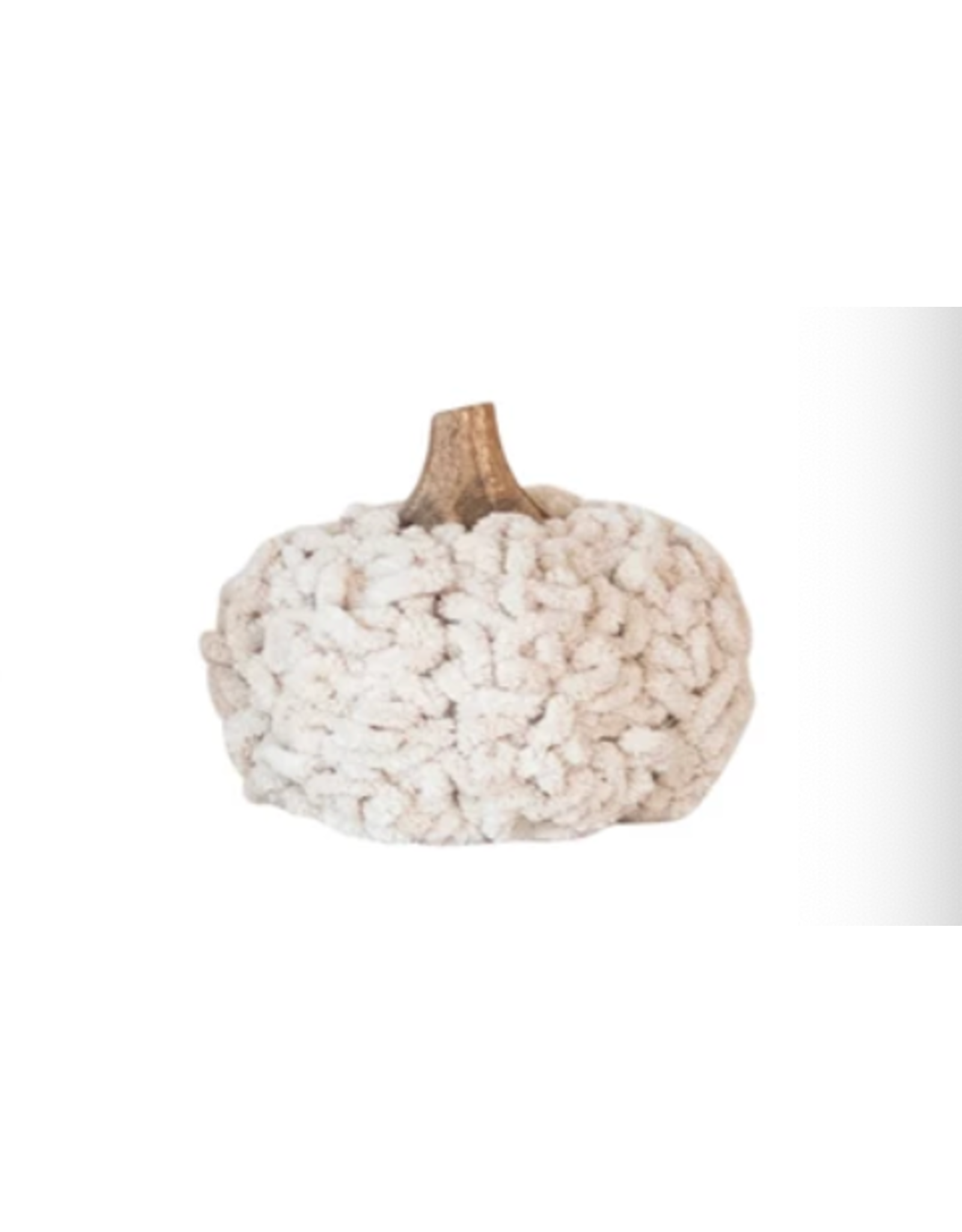 Bouclé/Velvet Pumpkin - 3"H -