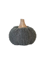Bouclé/Velvet Pumpkin - 3"H -