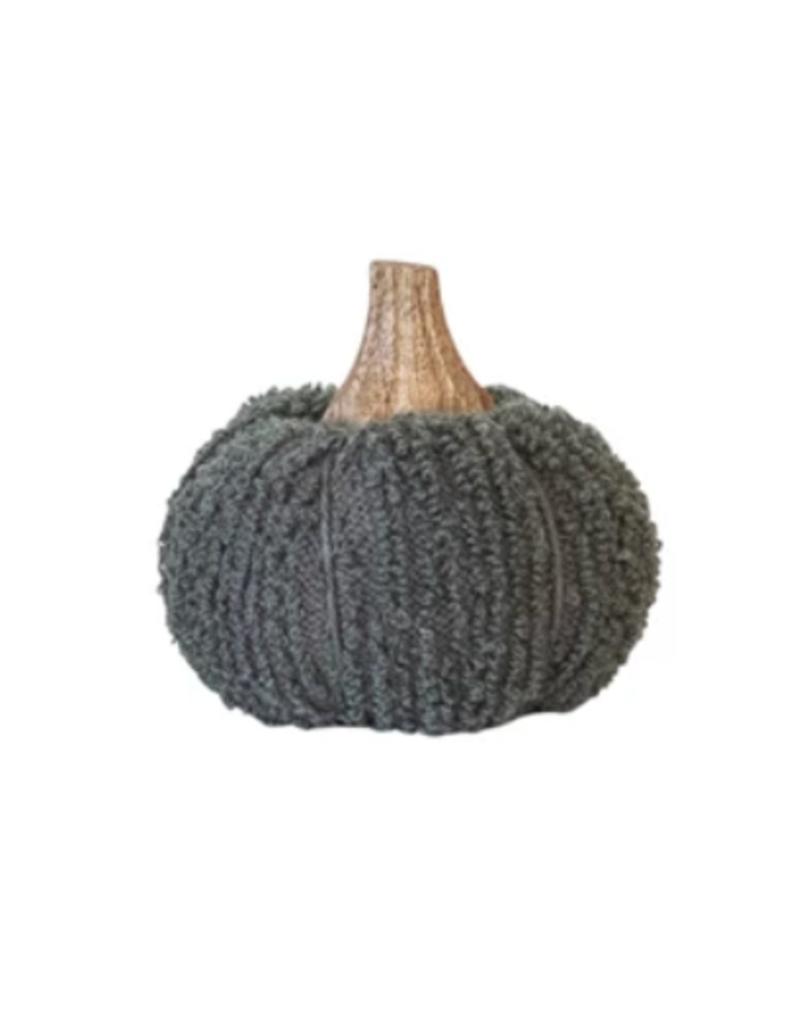 Bouclé/Velvet Pumpkin - 3"H -