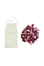 Embossed Mercury Glass Ornaments - Set of 36