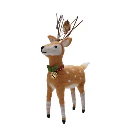 Felt Deer with Bird & Jingle Bell Collar
