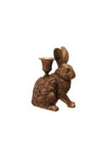 Resin Rabbit Taper Candle Holder